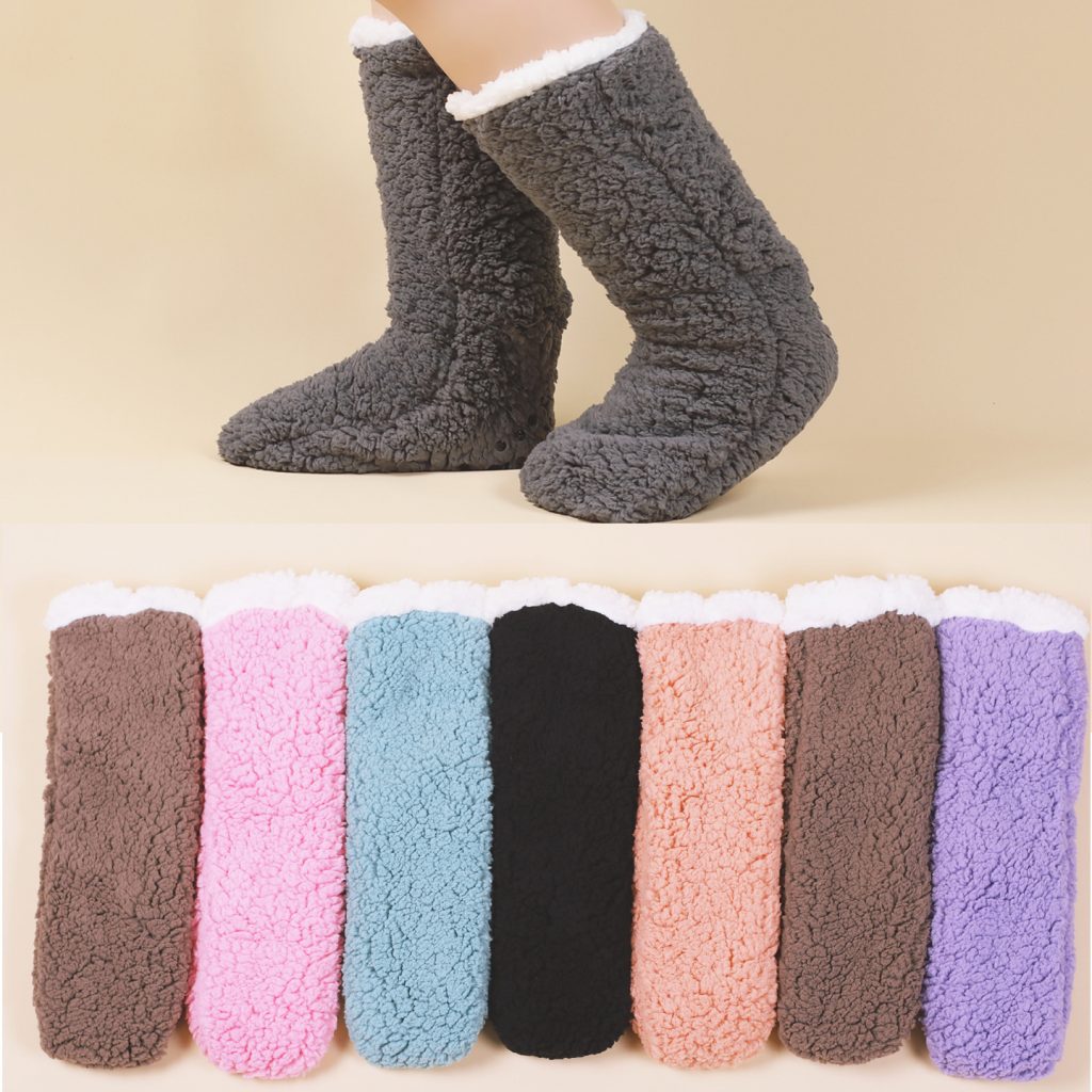 Accessoires 4 Flauschige Teddy-Sockenstiefel