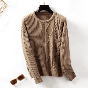 Zeitloser Grobstrick Pullover